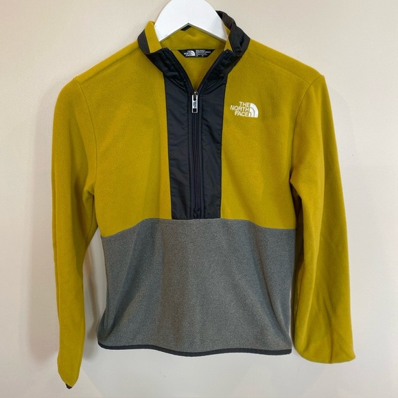 The North Face Glacier Fleece Pullover Sweatshirt Large 1/2 Zip Youth 12 - Picture 1 of 5
